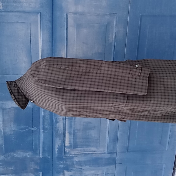 Rain-Fair Rain Top Coats Men's Check Trench